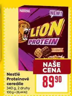 Billa Nestlé Proteinové cereálie nabídka