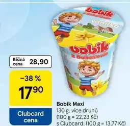 Tesco Bobík Maxi, 130 g, více druhů nabídka
