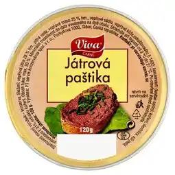 Billa Viva Carne Játrová paštika 120g nabídka