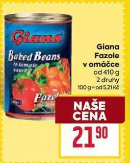 Billa Giana Fazole v omáčce od nabídka