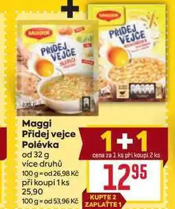 Billa Maggi Přidej vejce Polévka od nabídka