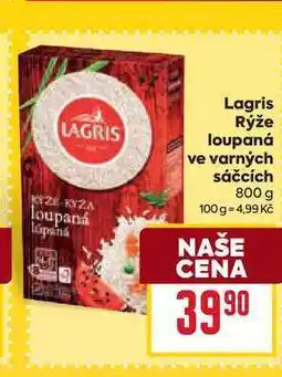 Billa Lagris Rýže loupaná ve varných sáčcích nabídka