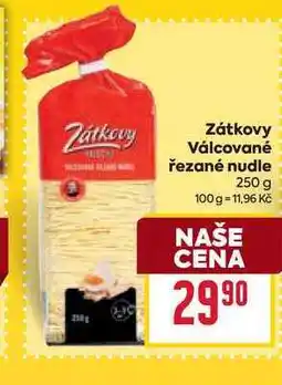 Billa Zátkovy Válcované řezané nudle nabídka