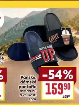 Billa Pánské, dámské pantofle mix druhů nabídka