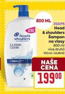 Billa Head & shoulders Šampon na vlasy nabídka