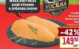 Billa Vocílka Premium Kuřecí prsní řízky nabídka