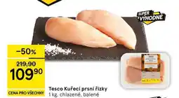 Tesco Tesco Kuřecí prsní řízky, 1 kg, chlazené nabídka