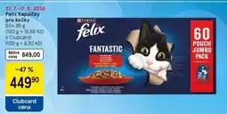 Tesco Felix Kapsičky pro kočky, 60× nabídka