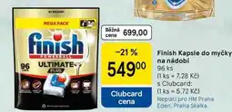 Tesco Finish Kapsle do myčky na nádobí, 96 ks nabídka