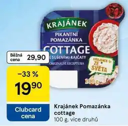 Tesco Krajánek Pomazánka cottage nabídka