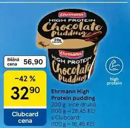 Tesco Ehrmann High Protein pudding, 200 g, více druhů nabídka