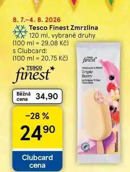 Tesco Tesco Finest Zmrzlina, 120 ml, vybrané druhy nabídka