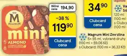 Tesco Magnum Mini Zmrzlina, 6x 55 ml, vybrané druhy nabídka