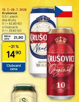 Tesco Krušovice nabídka