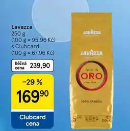 Tesco Lavazza nabídka