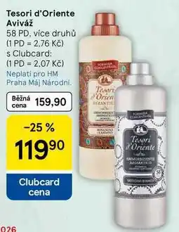 Tesco Tesori d'Oriente Aviváž, 58 PD, více druhů nabídka