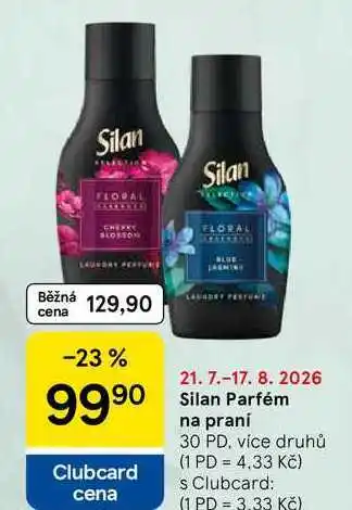 Tesco Silan Parfém na praní, 30 PD, více druhů nabídka