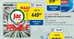 Tesco Jar Kapsle do myčky na nádobí, 71 ks nabídka