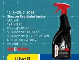 Tesco Sheron Rychloleštěnka nabídka