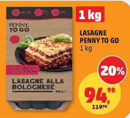 Penny Market LASAGNE ALLA BOLOGNESE nabídka