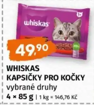 Terno Whiskas kapsičky pro kočky nabídka