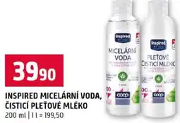 Terno Inspired micelární voda, čisticí pleťové mléko nabídka