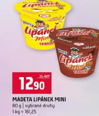 Terno Madeta lipánek mini nabídka