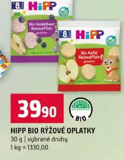 Terno Hipp bio rýžové oplatky nabídka