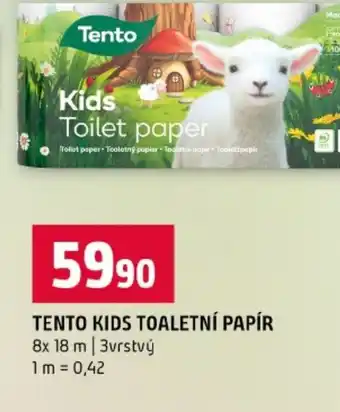 Terno Tento kids toaletní papír nabídka