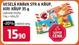 Terno Veselá kráva sýr & křup, kiri křup nabídka