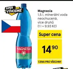 Tesco Magnesia nabídka