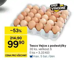 Tesco Tesco Vejce z podestýlky nabídka