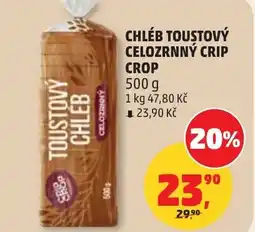 Penny Market Chléb toustový celozrnný crip crop nabídka