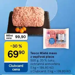 Tesco Tesco Mleté maso z vepřové plece nabídka