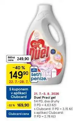 Tesco Duel prací gel nabídka
