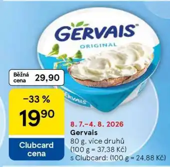 Tesco Gervais nabídka