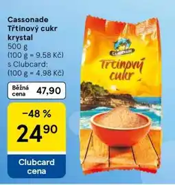 Tesco Cassonade Třtinový cukr krystal nabídka