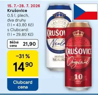 Tesco Krušovice nabídka