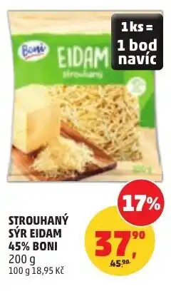 Penny Market Strouhaný sýr eidam 45% boni nabídka