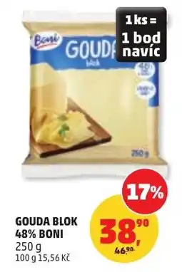 Penny Market Gouda blok 48% boni nabídka