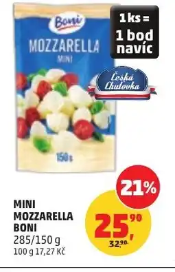 Penny Market Mini mozzarella boni nabídka