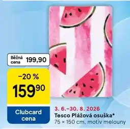Tesco Tesco Plážová osuška nabídka