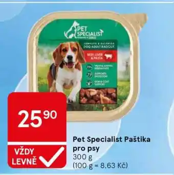 Tesco Pet Specialist Paštika pro psy nabídka