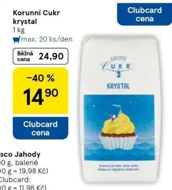 Tesco Korunní Cukr krystal nabídka