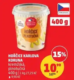 Penny Market Hořčice karlova koruna nabídka