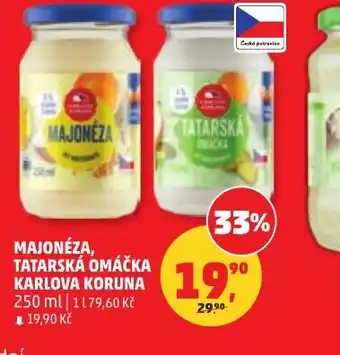 Penny Market Majonéza, tatarská omáčka karlova koruna nabídka