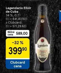 Tesco Legendario Elixir de Cuba nabídka