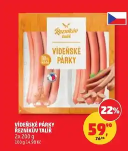 Penny Market Vídeňské párky řezníkův talíř nabídka