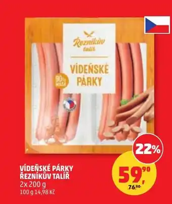 Penny Market Vídeňské párky řezníkův talíř nabídka