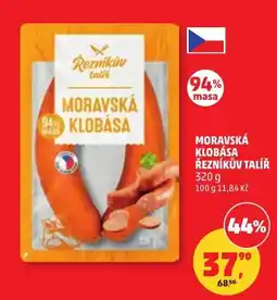 Penny Market Moravská klobása řezníkův talíř nabídka